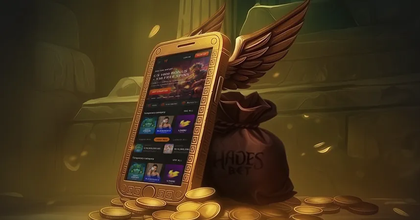 Promotiebeeld van het mobiele Hades Bet-casino